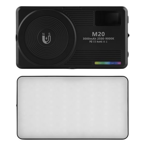 Накамерне RGB світло M20 MagSafe для смартфона, камери та ноутбуку з акумулятором 3000 мАг m20 фото