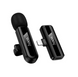 Петличный беспроводной микрофон HOCO L20 Lightning Black для iPhone Hoco L20 L фото 5