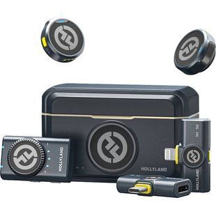 Hollyland LARK M2 Combo бездротова мікрофонна система на 2 петлички для телефону, камери та ноутбука Hollyland M2 COMBO фото