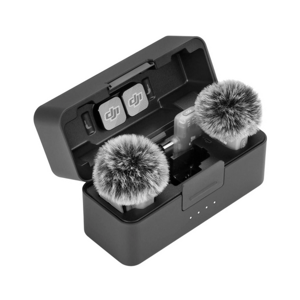 DJI Mic Mini 2 Беспроводной петличный микрофон (2 TX + Mobile Receiver + Charging Case) для iPhone, Android и ПК DJI mic mini 2 фото