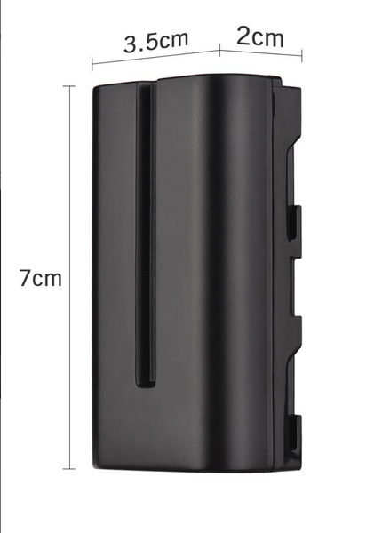 Аккумулятор NP-F550 для камер Sony 2400 мАч Li-Ion Для LED-света и кольцевых ламп 2400 фото