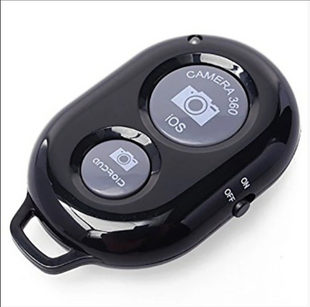 Bluetooth пульт для селфі та зйомки з телефону (чорний) &mdash; сумісний з iOS та Android remote-BT фото