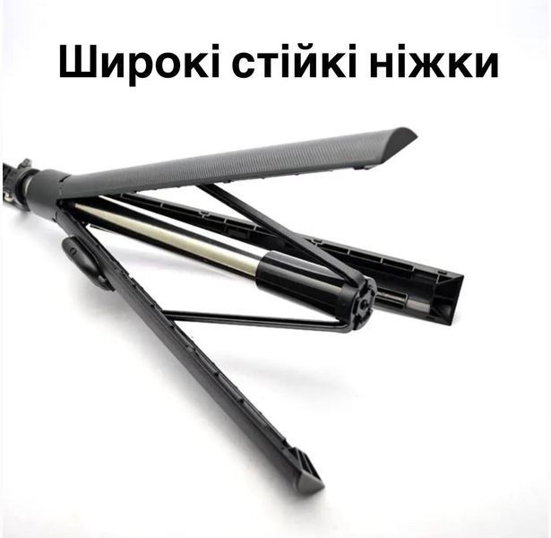 Монопод-штатив Y17 для телефону з широкими ніжками, Bluetooth-пультом, висота до 170 см &mdash; селфі-палка 3 в 1 Y17 фото