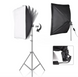 Софтбокс LED світло 105W зі штативом 2.1 м для фото та відеозйомки softbox-105вт фото 3