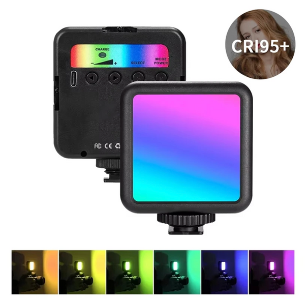 Накамерне RGB LED світло QX-F18 &mdash; 2500&ndash;7000K, акумулятор, 30+ режимів F-18RGB фото