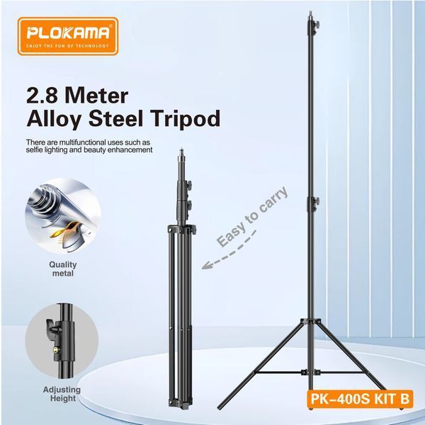 Прожектор Plokama PK-400S Kit-B на штативе + LED-софтбокс Deep Octa + соты PK-400S plokama фото