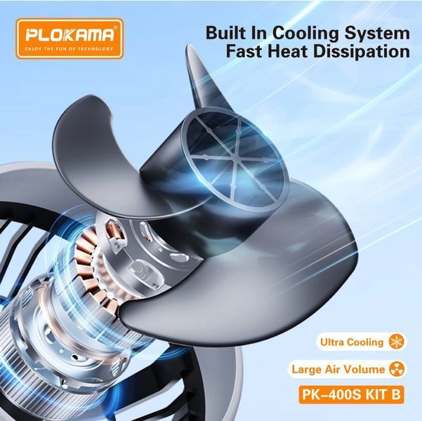 Прожектор Plokama PK-400S Kit-B на штативе + LED-софтбокс Deep Octa + соты PK-400S plokama фото
