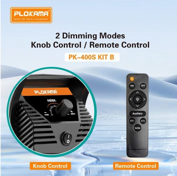 Прожектор Plokama PK-400S Kit-B на штативе + LED-софтбокс Deep Octa + соты PK-400S plokama фото